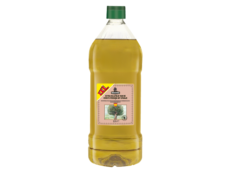 Primadonna extra olijfolie van de eerste persing XXL, 1,5 l