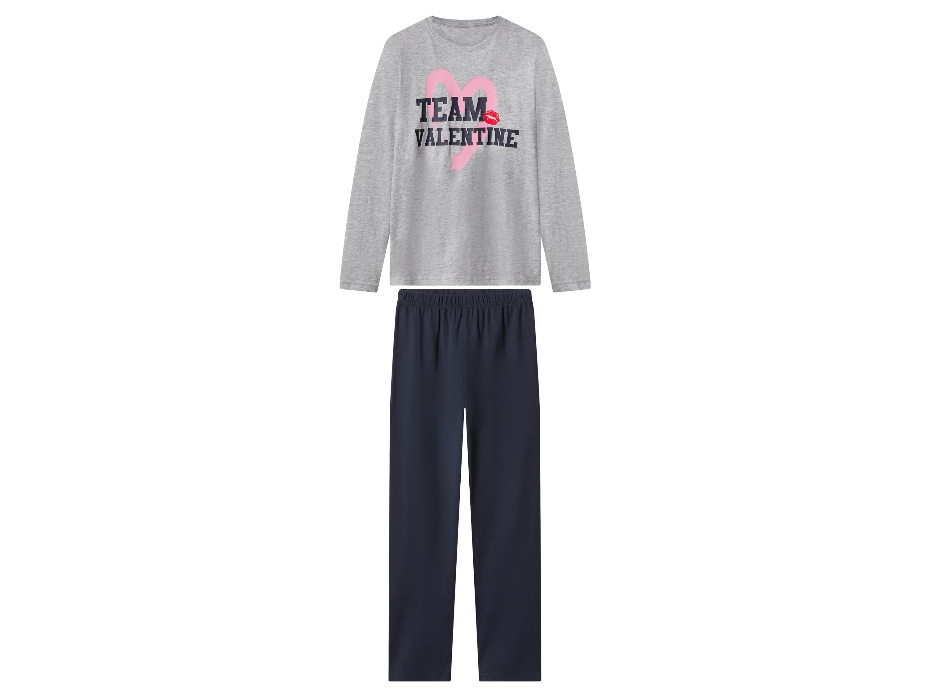 Esmara Kids Kinder pyjama (Grijs/donkerblauw, 134/140)