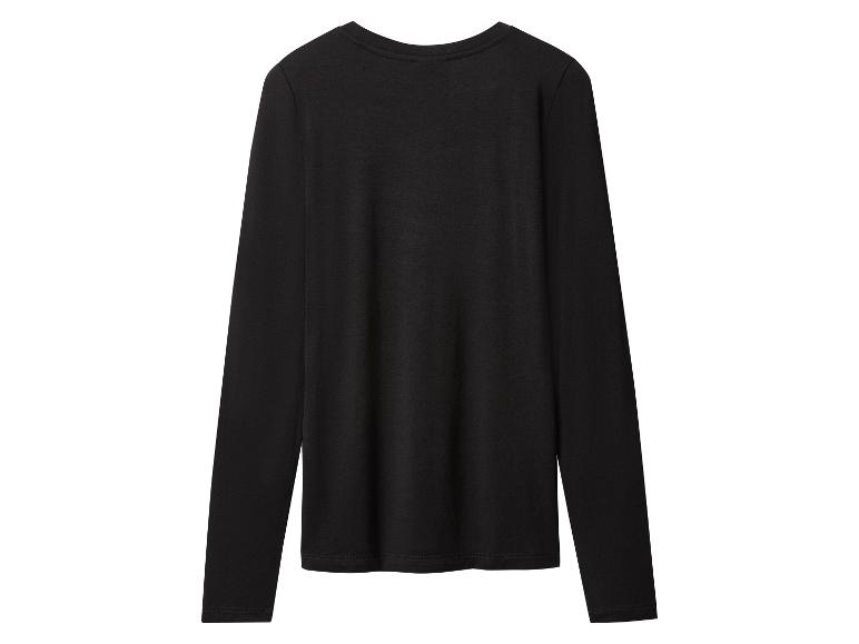 Zwart shirt met lange mouwen