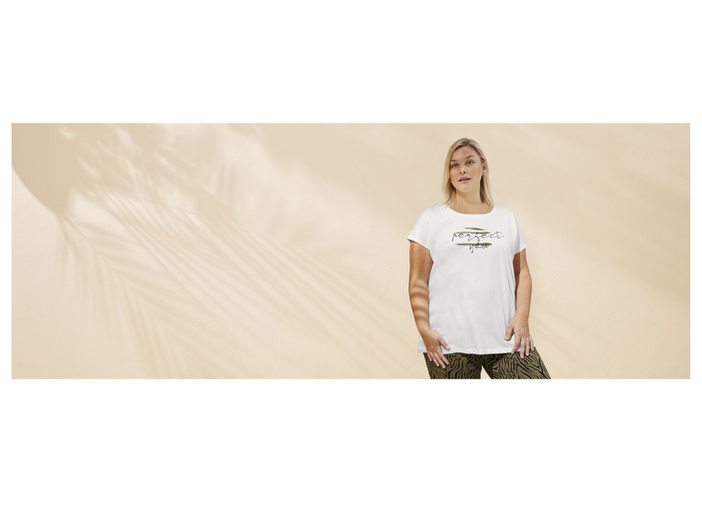 Ga naar volledige schermweergave: esmara® Dames T-shirt plus size - afbeelding 9