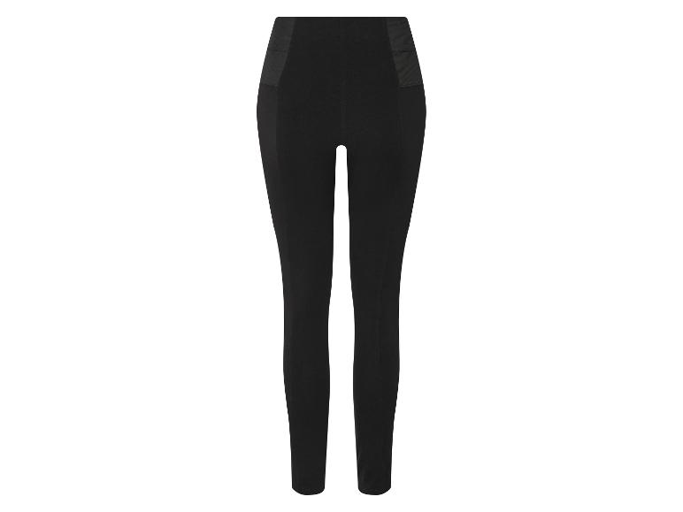 Zwarte leggings met hoge taille.