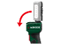 Parkside LED-werklamp: de kop is draaibaar.