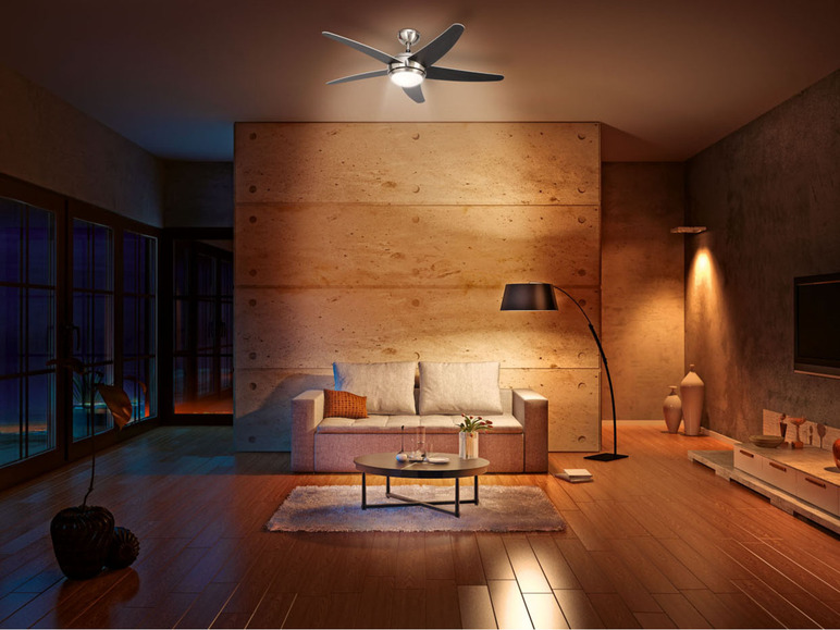 Ga naar volledige schermweergave: LIVARNO home Plafondventilator met LED-lamp - afbeelding 4