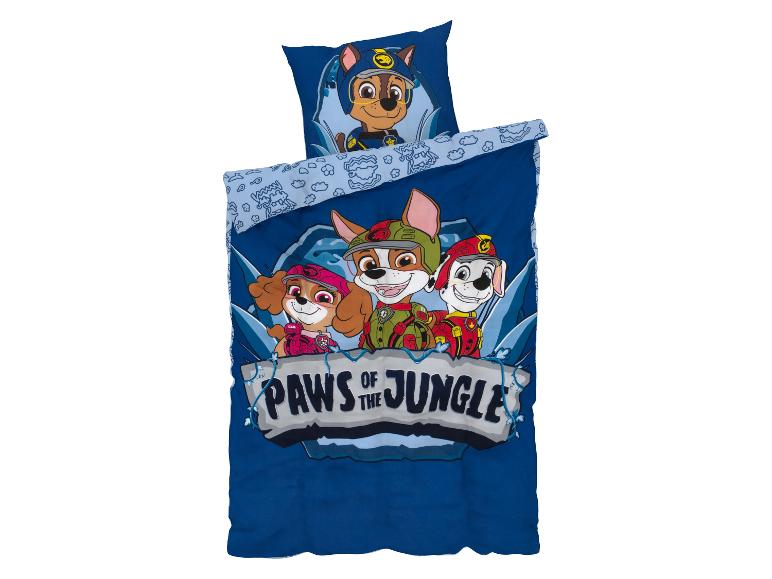 Paw Patrol beddengoed: dekbedovertrek en kussensloop, jungle thema.