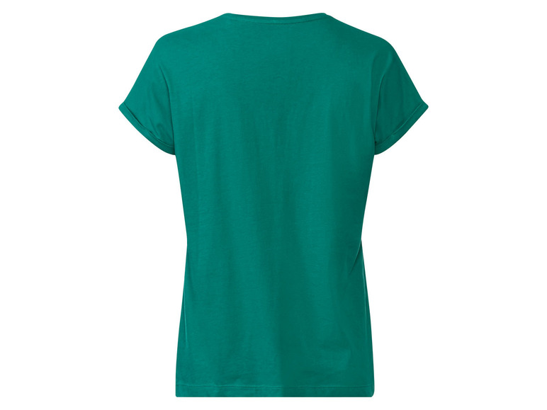 Ga naar volledige schermweergave: esmara® Dames-T-shirt, licht getailleerd model, met ronde hals - afbeelding 9