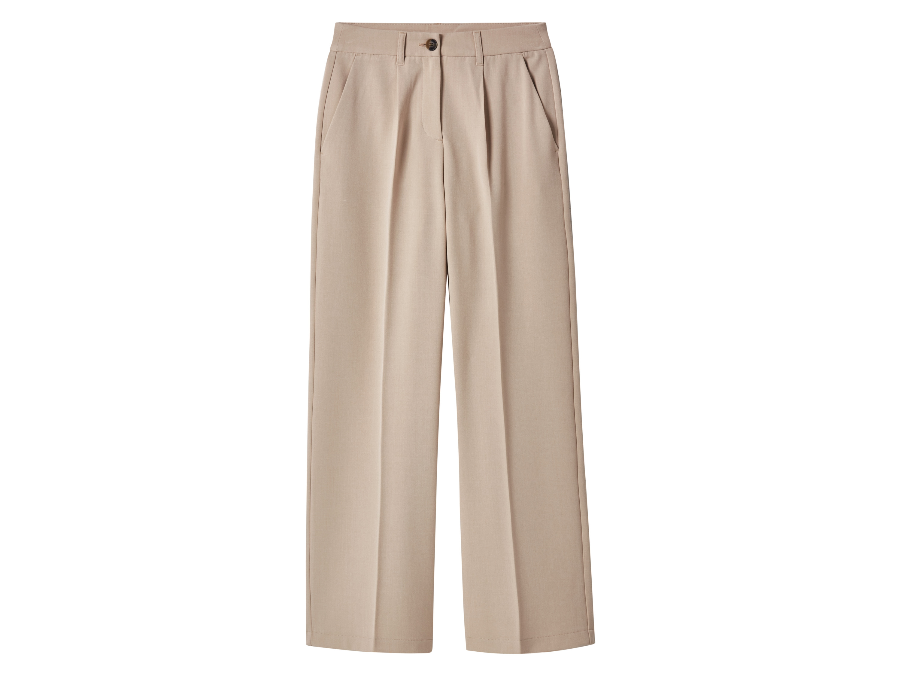esmara Dames broek - Wide leg (Beige, 36) afbeelding