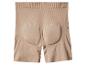 Beige corrigerende high-waist shorts met bilvullingen