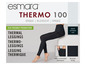 Zwarte thermo leggings van esmara met een geborstelde voering.