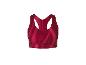 Rode glanzende sporttop