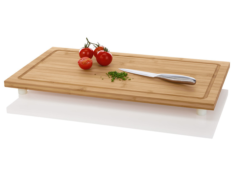 Ga naar volledige schermweergave: ERNESTO® Snijplank met opvangbak/afdekplaat/keukensnijplank - afbeelding 4