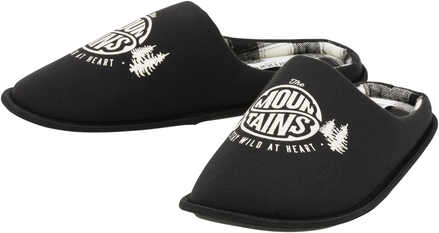 esmara Heren pantoffels (Zwart, 43)