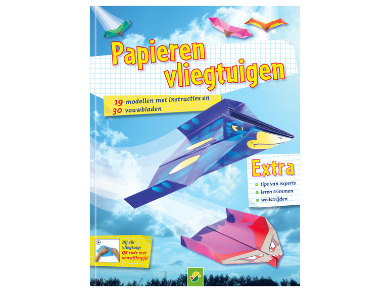 Kinderactiviteitenboek voor op reis (Papieren vliegtuigen)
