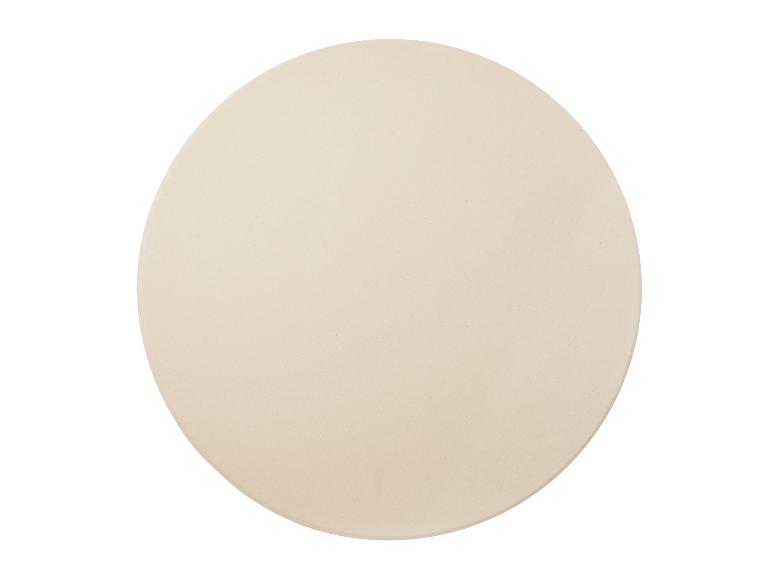 Ronde beige keramische pizzasteen