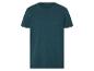 Eenvoudig, blauwgroen t-shirt.