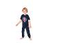 Jongenspyjama met marineblauw T-shirt en broek met spinnenprint