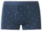 Blauwe herenboxershort met zeilbootpatroon