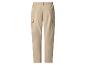 Beige heren cargobroek met zijzakken, achteraanzicht