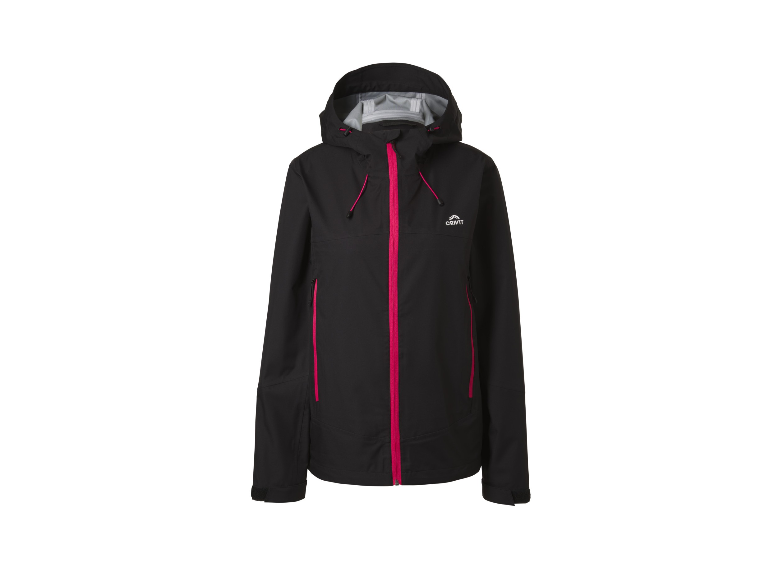 CRIVIT Dames sportjack, waterdicht (zwart, S (36/38))