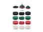 Set autopoets pads en accessoires in diverse kleuren en texturen.