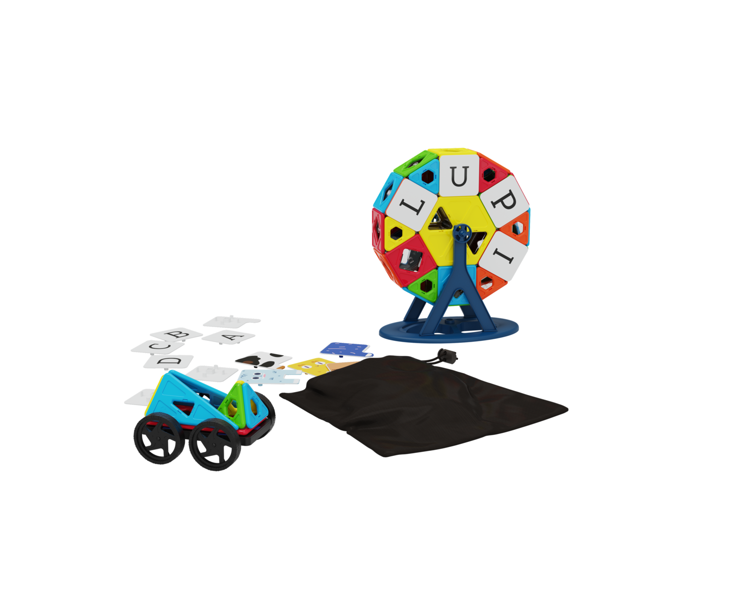 LUPILU XXL magnetische bouwset