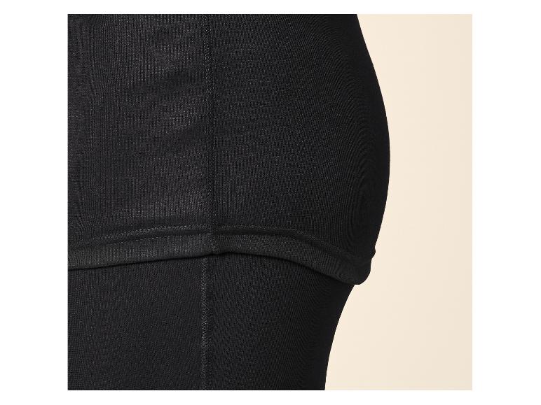 Zwarte, naadloze legging of onderbroek