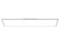 Lange, rechthoekige LED-plafondlamp in een modern design.