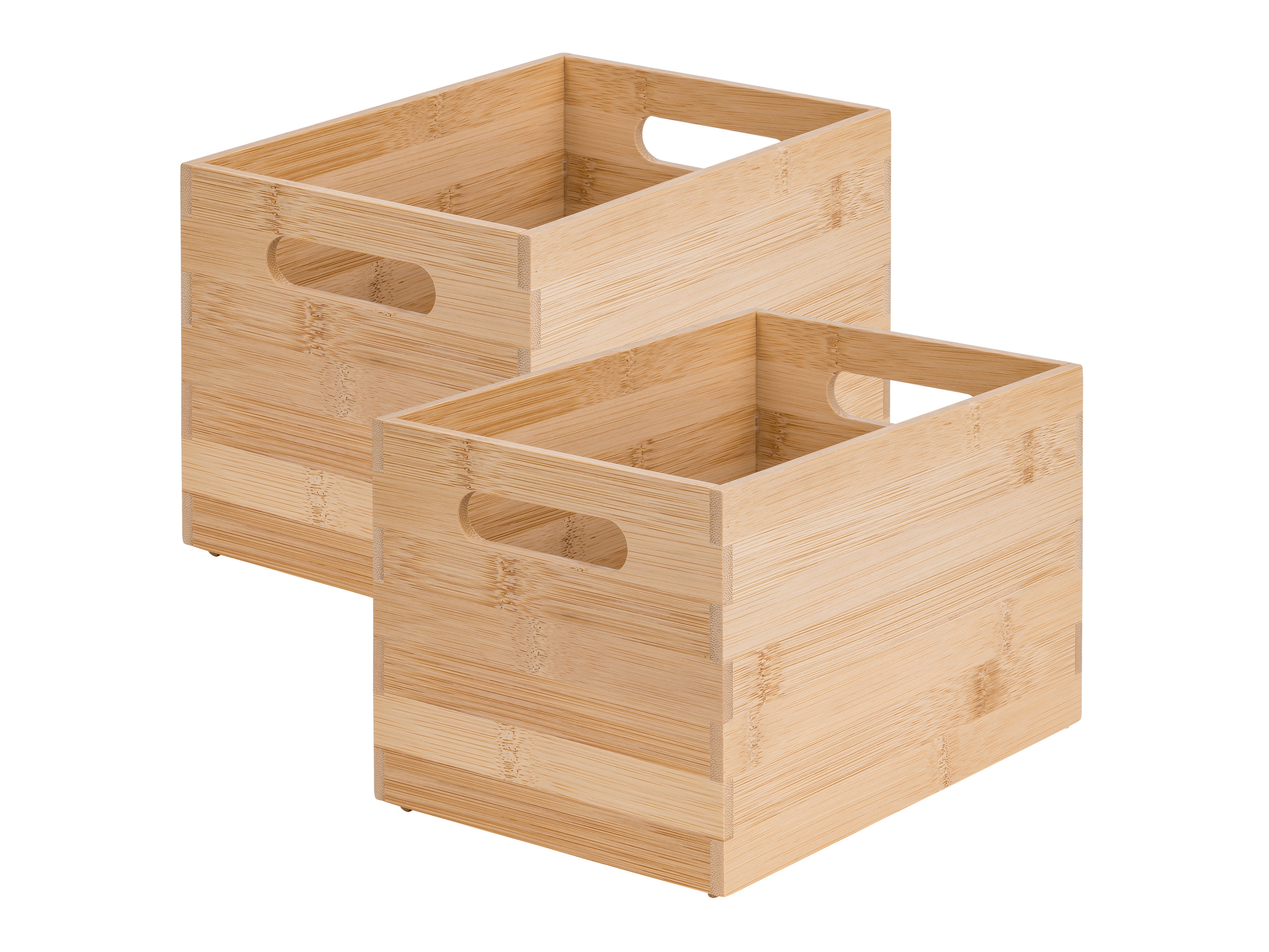 W5 Bamboe opbergbox (klein, 2 stuks) afbeelding