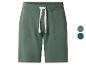 Groene heren sweatshorts met wit trekkoord