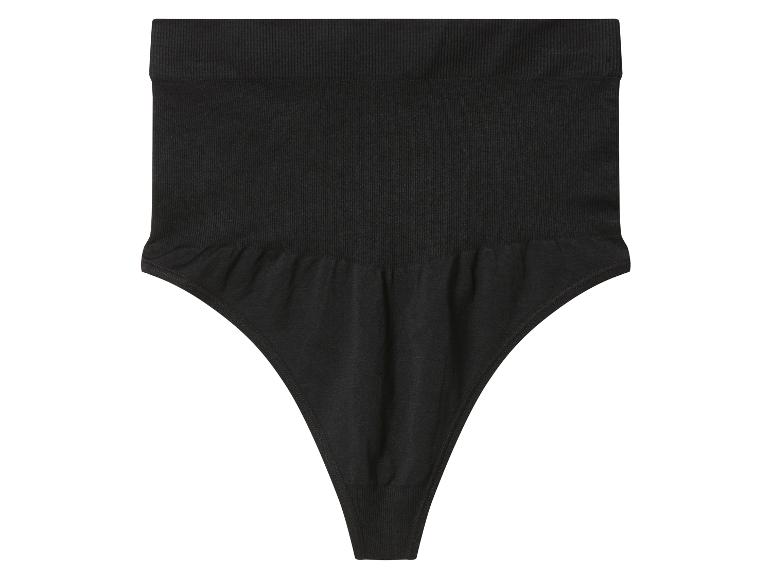 Zwarte high-waist string