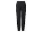 Zwarte joggingbroek met elastische tailleband en boorden.