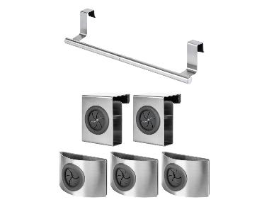 W5 RVS theedoekhouder