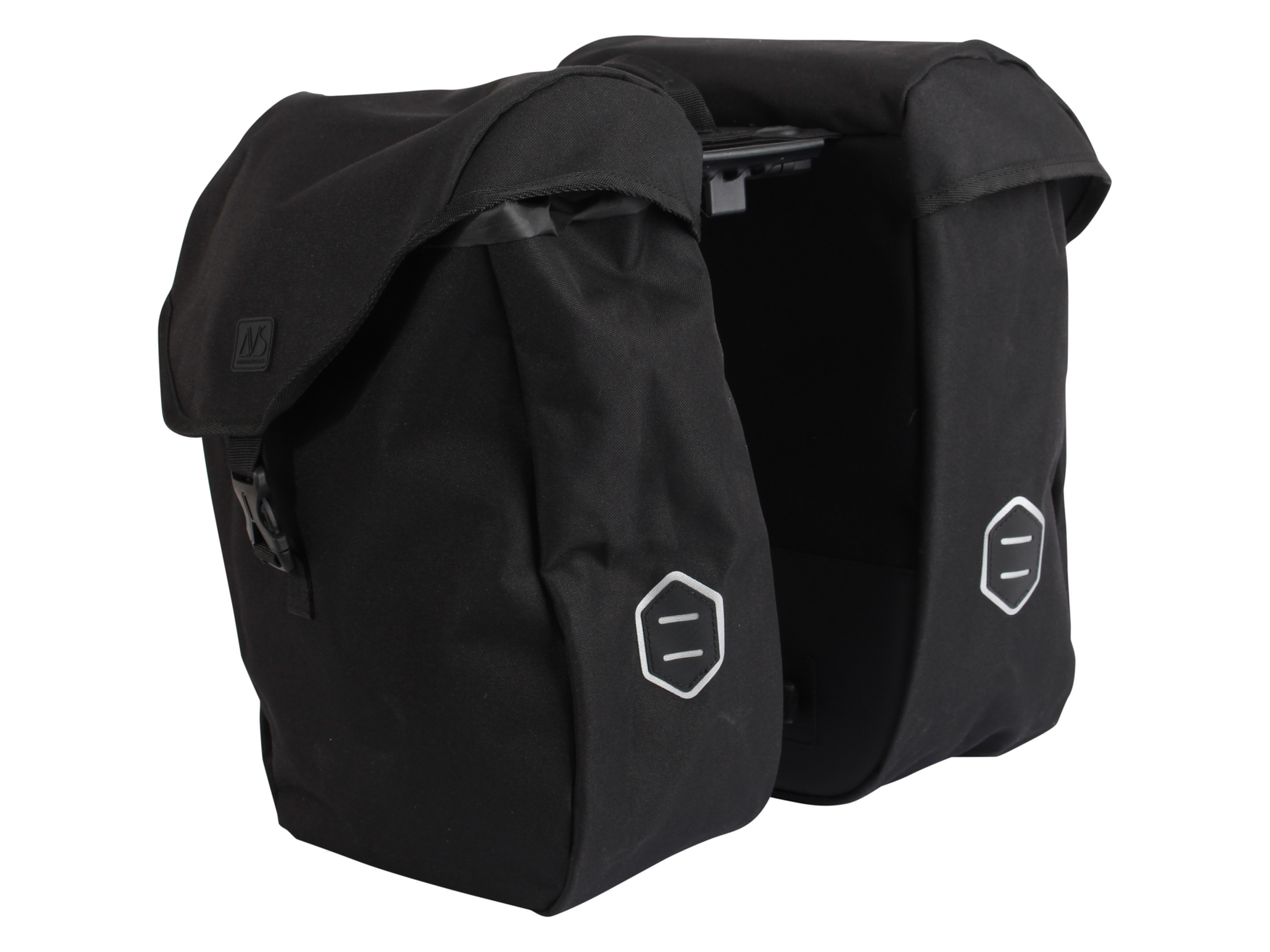 Urban E-bike fietstassen of fietsrek met -mand (Dubbele fietstas)