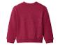 Rood kinder sweatshirt met lange mouwen en ronde hals.