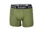 Groene Parkside herenboxershorts met zwarte elastische tailleband.