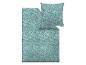 Dekbedovertrekset met geometrisch patroon in turquoise tinten