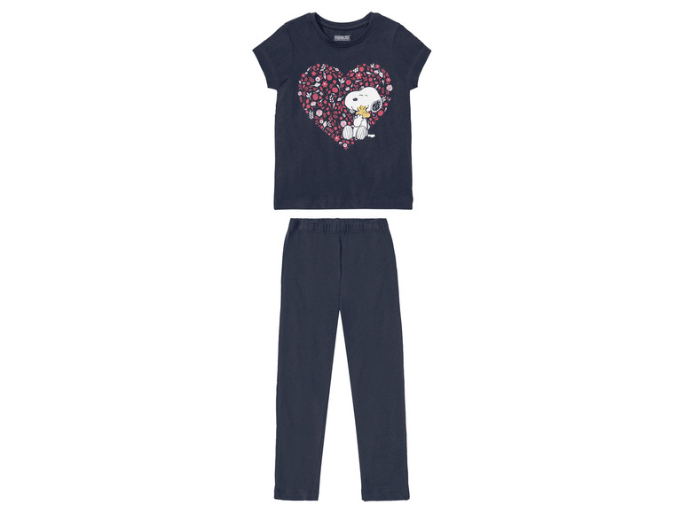 Meisjes pyjama (98-104, Navy-Snoopy)