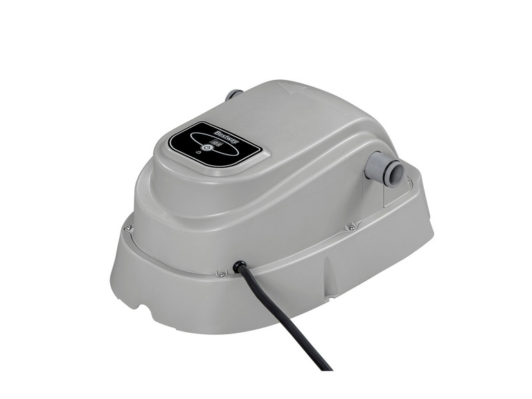 Bestway zwembadverwarmer met bedieningspaneel.