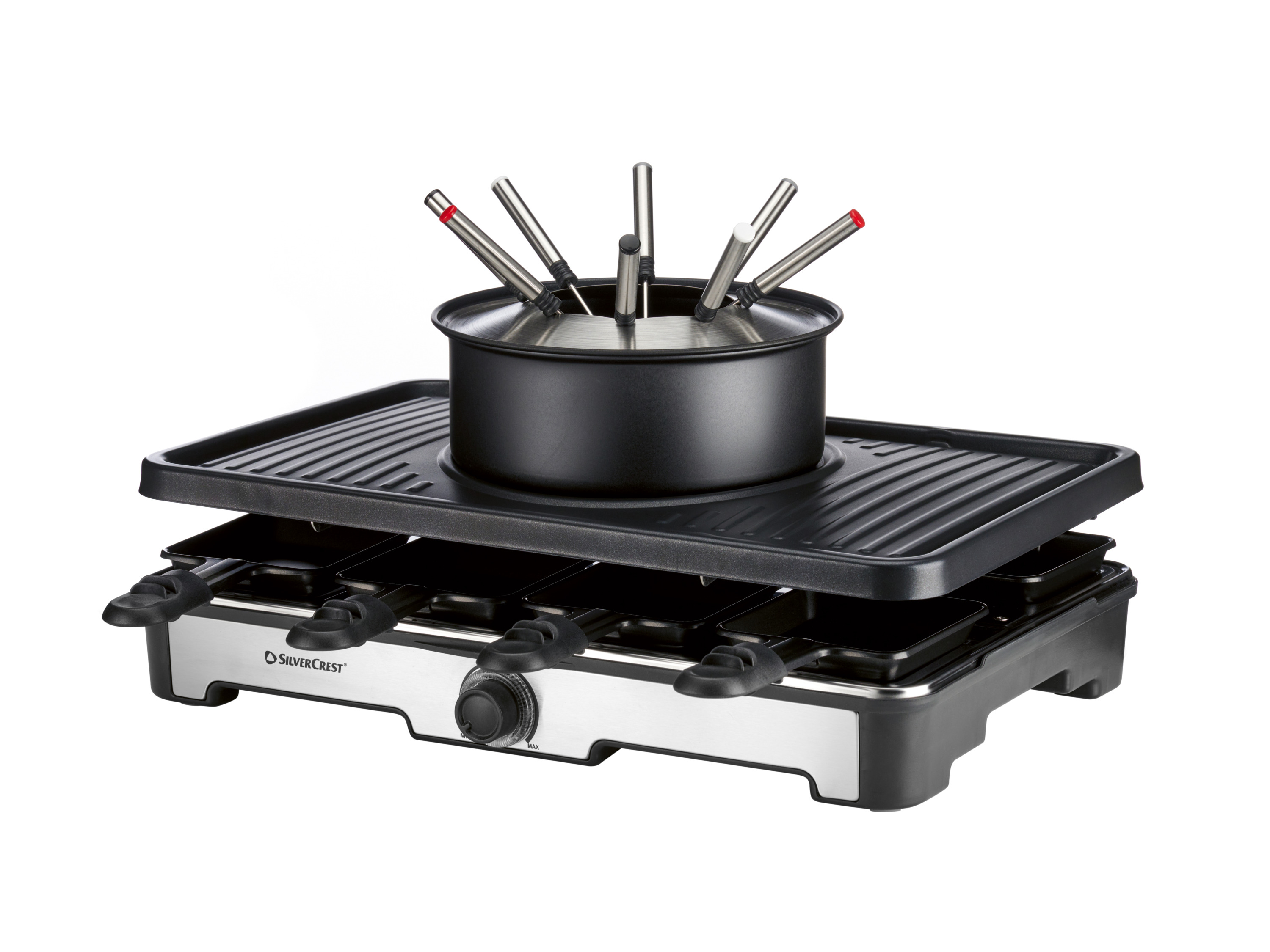SILVERCREST Gourmetstel met fonduepan