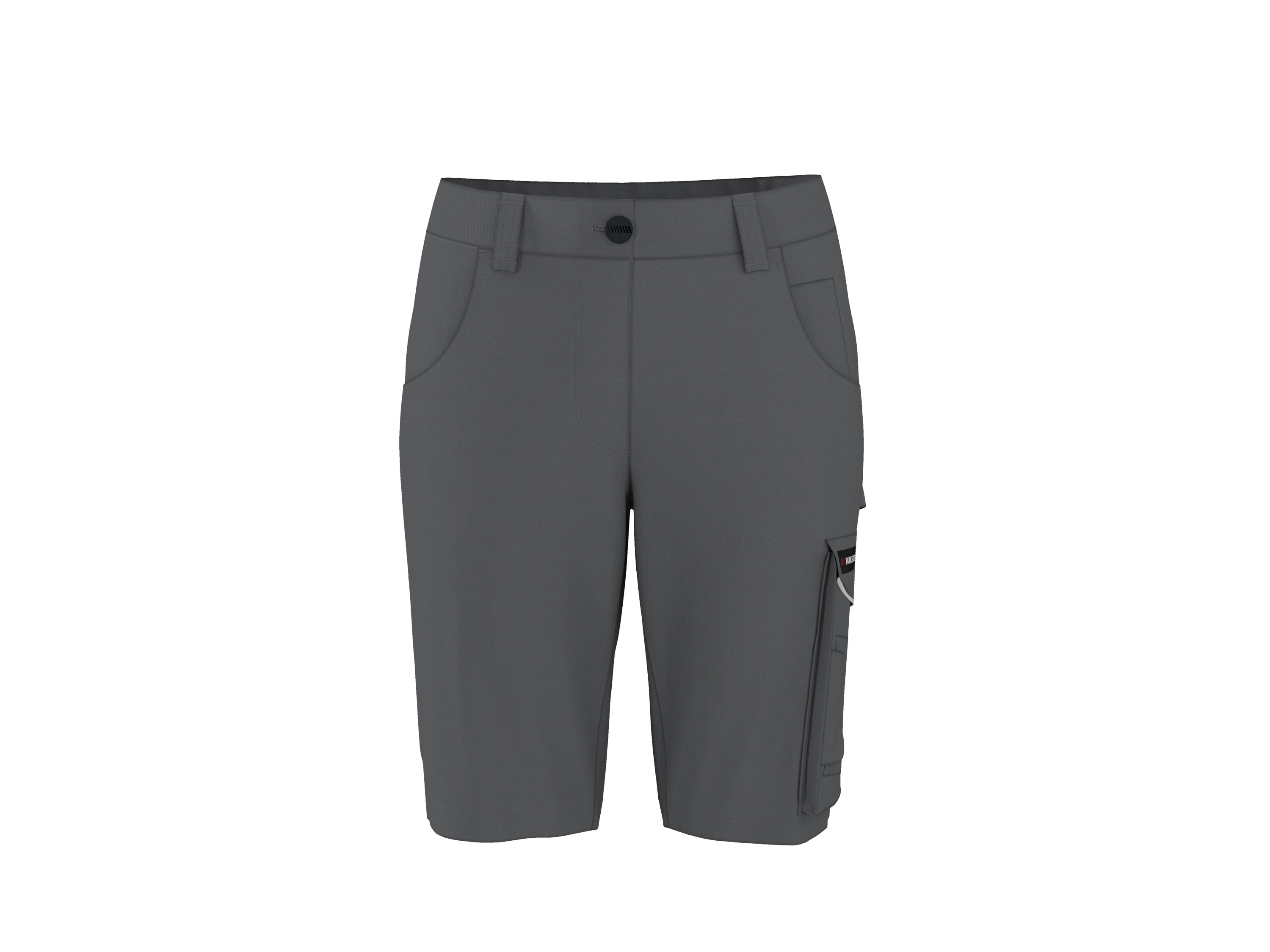 PARKSIDE Korte dames werkbroek met stretch (Grijs, S (36/38))