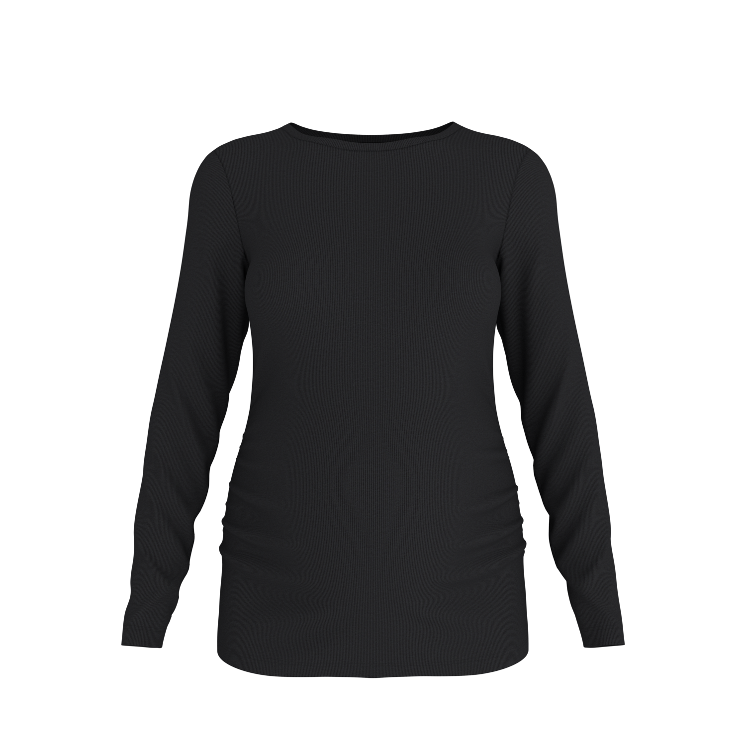ESMARA Dames zwangerschapsshirt met lange mouwen (Zwart, L (44/46))