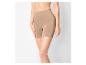 Beige naadloze shape shorts.