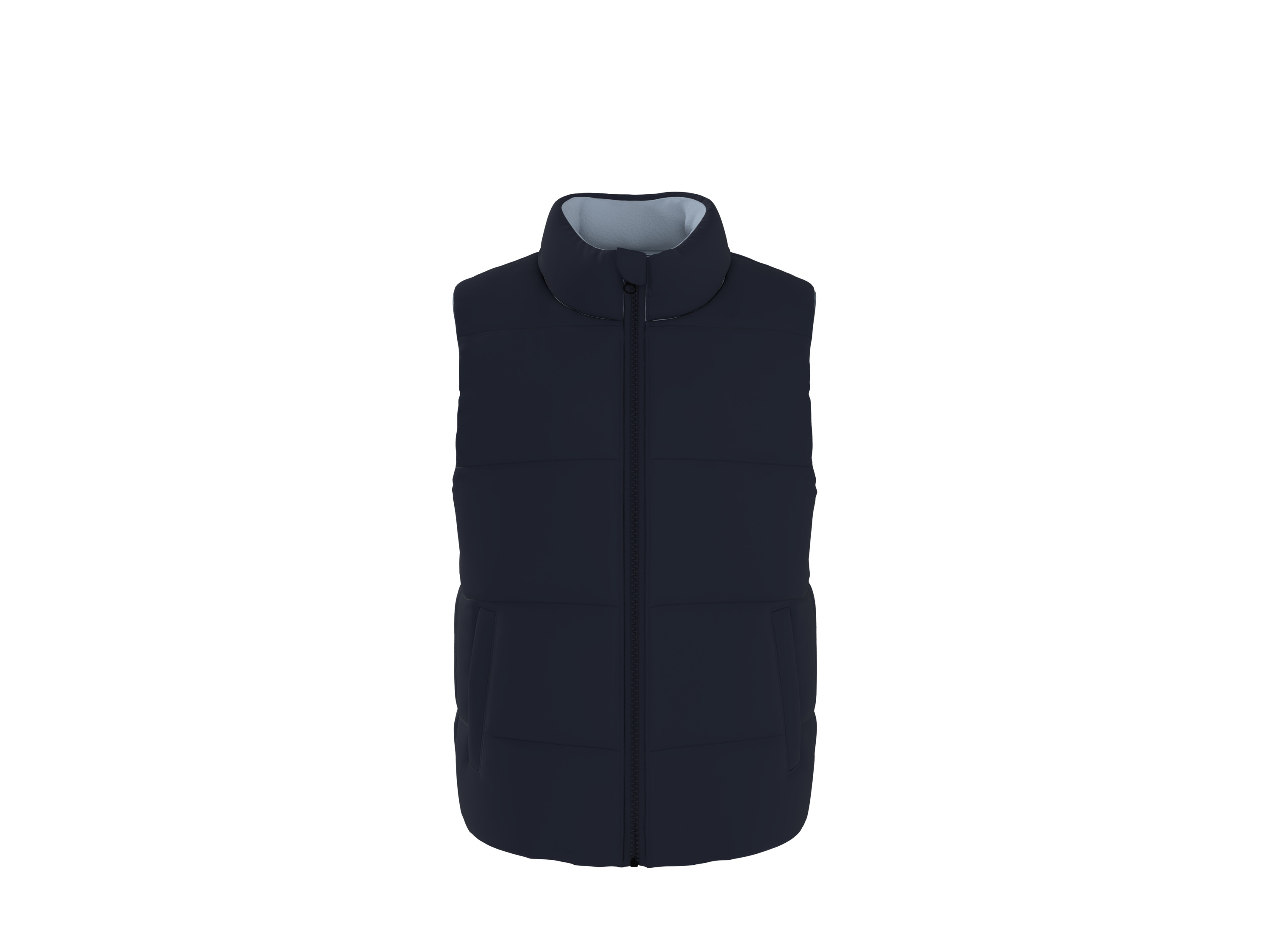 LUPILU Omkeerbare kinder bodywarmer (Donkerblauw/lichtblauw, 98/104)
