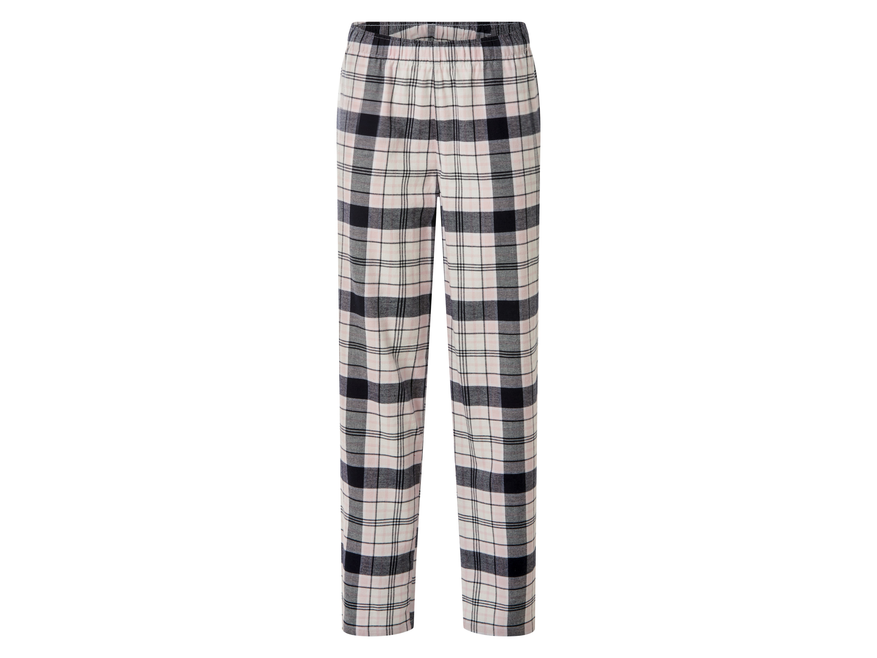 ESMARA Dames flanellen pyjamabroek (Lichtroze, M (40/42))
