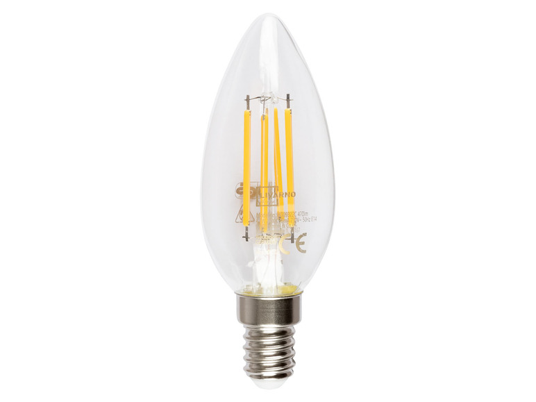 LIVARNO home LED-filamentlamp (Kaars E14)