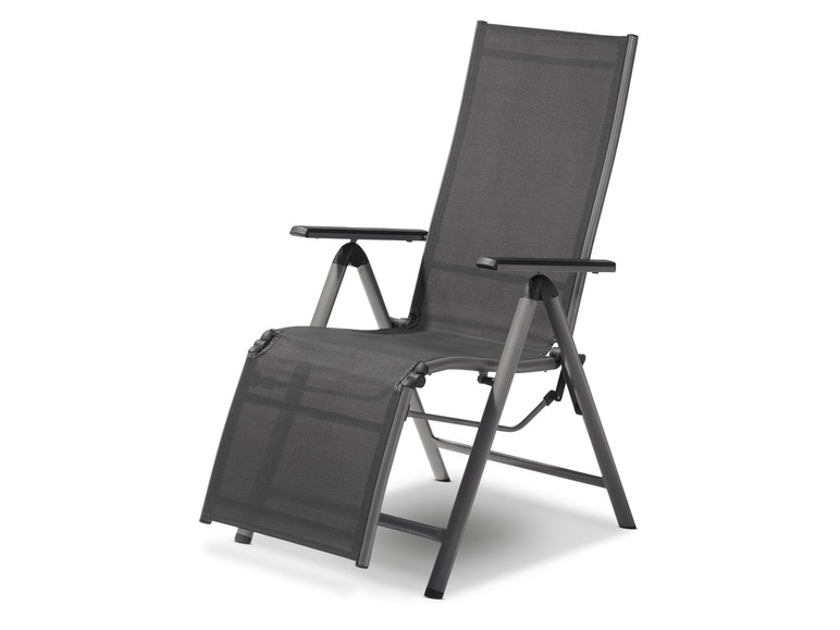 Ga naar volledige schermweergave: LIVARNO home Aluminium relaxstoel Houston grijs - afbeelding 6
