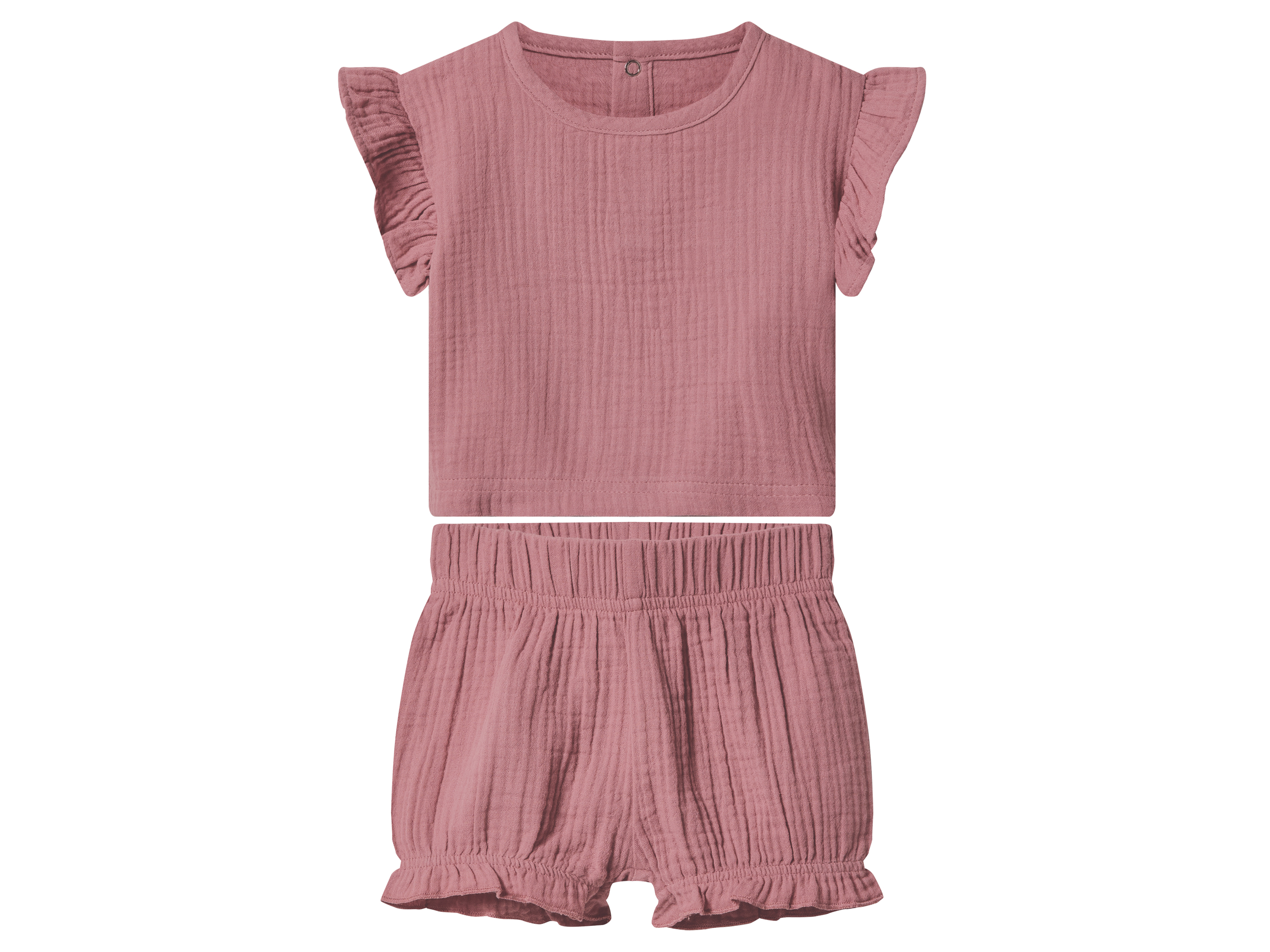 lupilu Mousseline babyset (Lichtroze, 86/92)