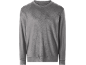 Grijze velours sweater voor heren