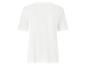 Wit T-shirt met korte mouwen, achterkant.