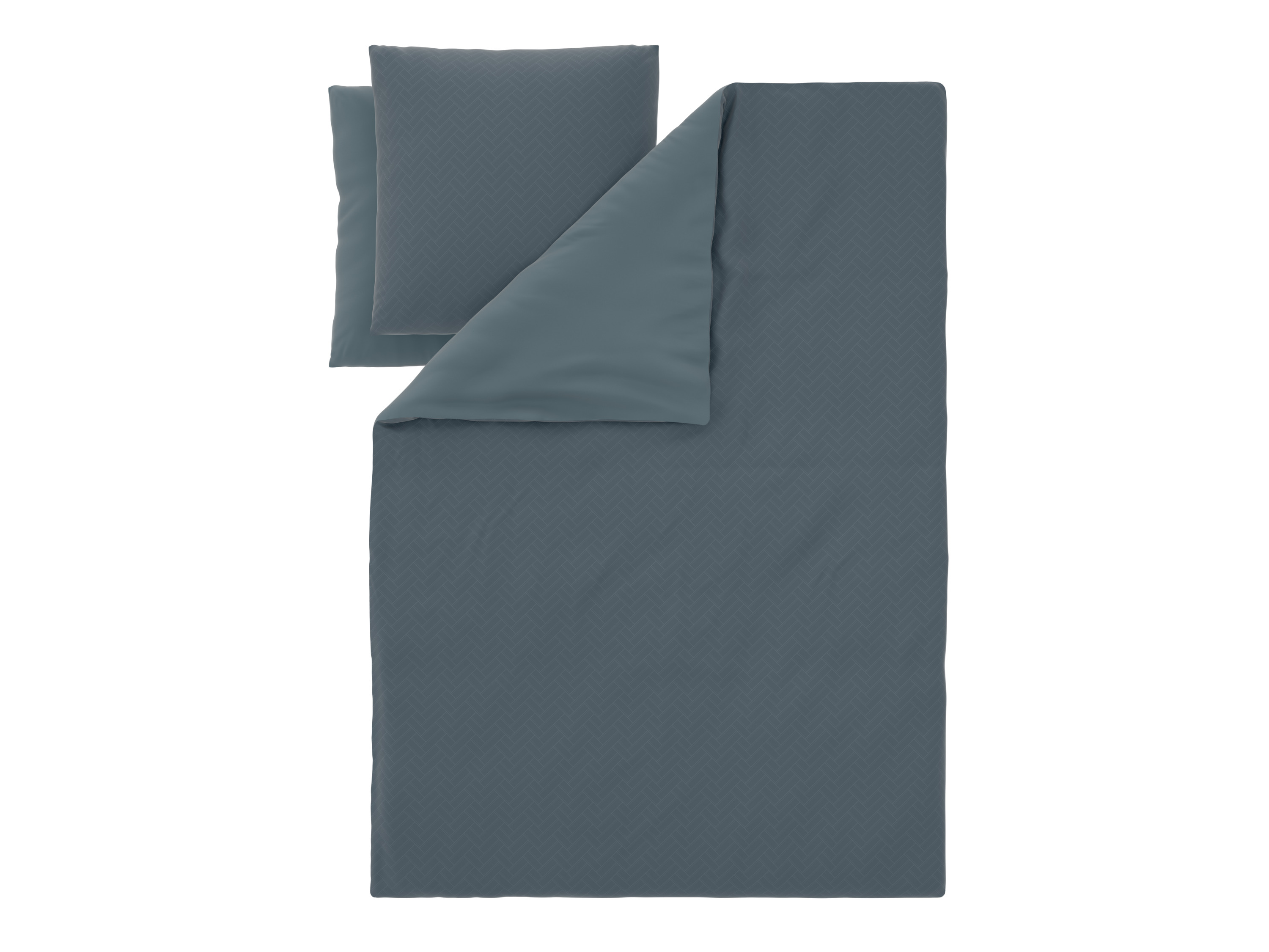 LIVARNO Satijnen dekbedovertrek 240 x 220 cm (Marineblauw) afbeelding