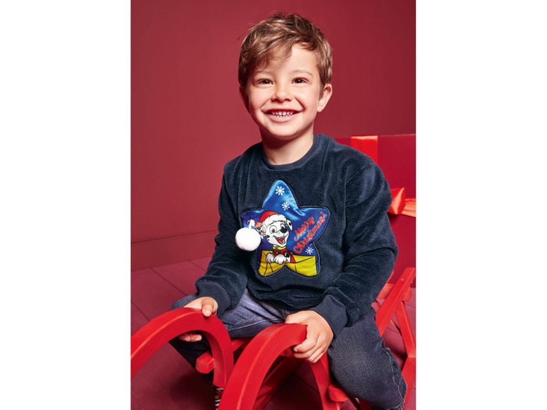 Ga naar volledige schermweergave: Kinderen/peuters jongens teddyfleece trui met applicatie - afbeelding 7